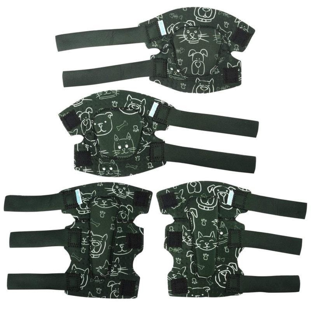 Simply Kids Protective Gear Set with Animal Print Knee and Elbow protectors